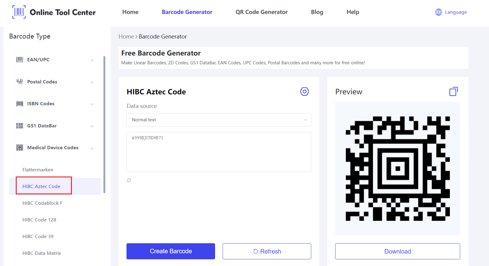 HIBC Barcode Generator.png