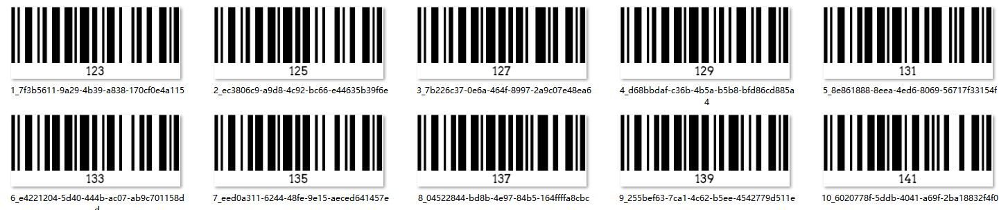 create serial number barcode